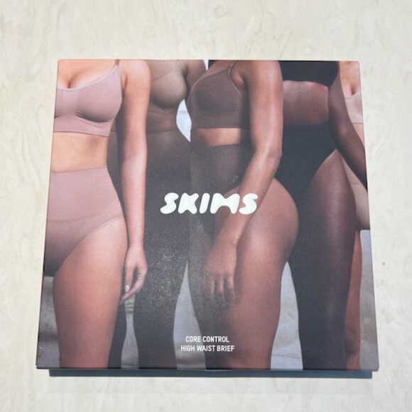 SKIMS New Core Control HIGH-WAISTED BRIEF BLACK / ONYX / XL - Picture 1 of 14